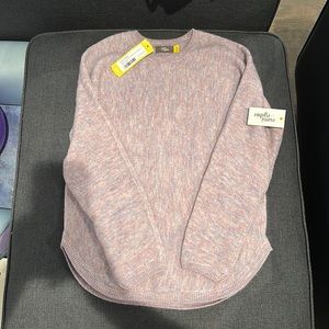 Rumi+Ryder curbed hem space dye sweater